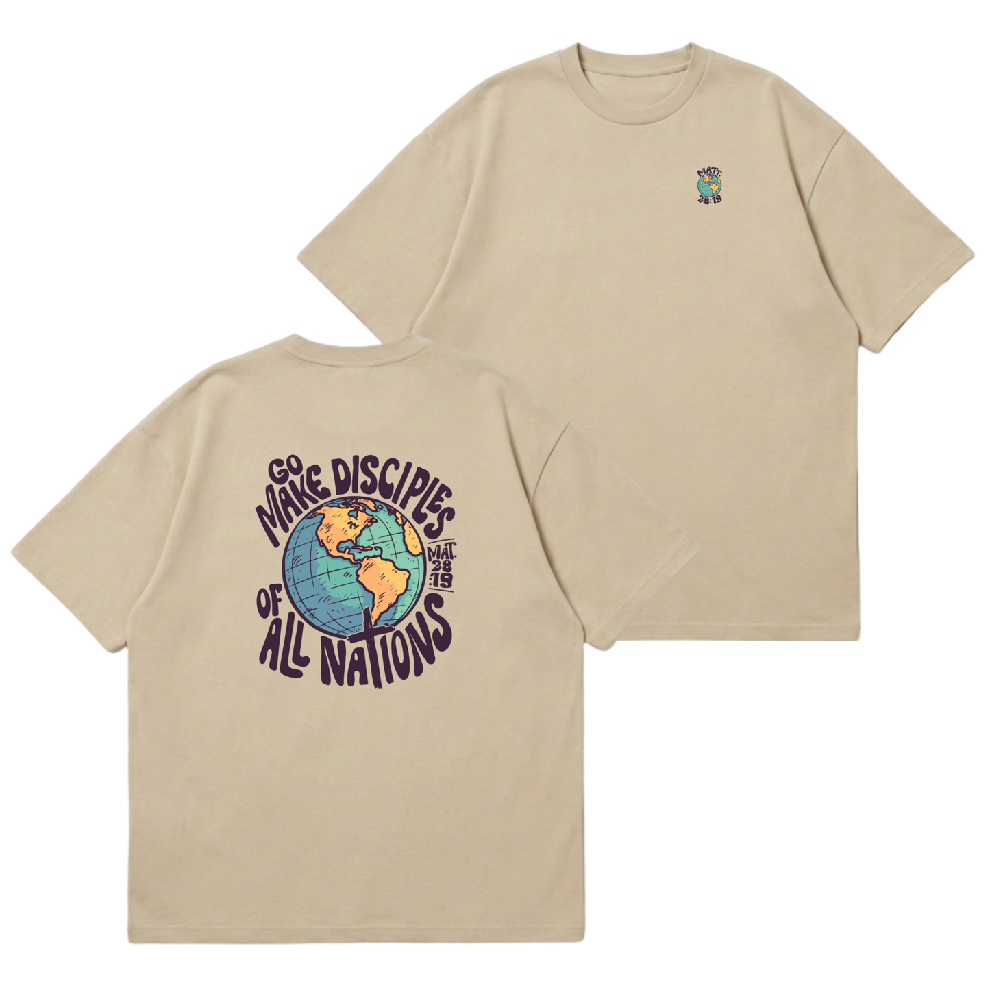 Go & Make Disciples – Premium Oversized T-Shirt