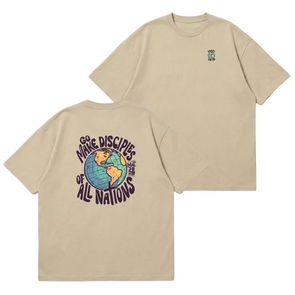 Go & Make Disciples – Premium Oversized T-Shirt