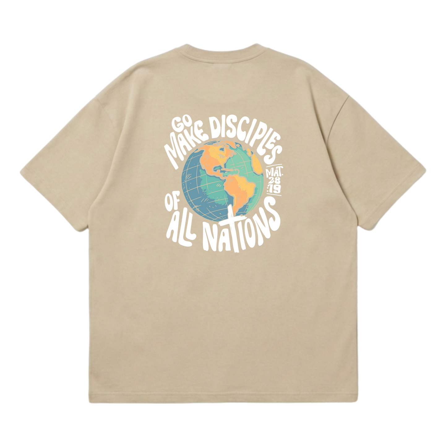 Go & Make Disciples – Premium Oversized T-Shirt