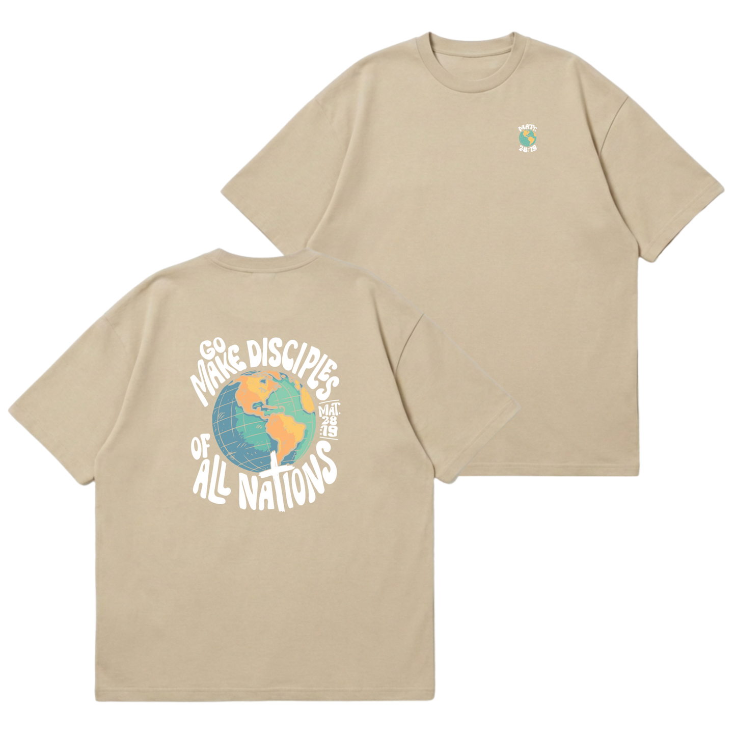 Go & Make Disciples – Premium Oversized T-Shirt