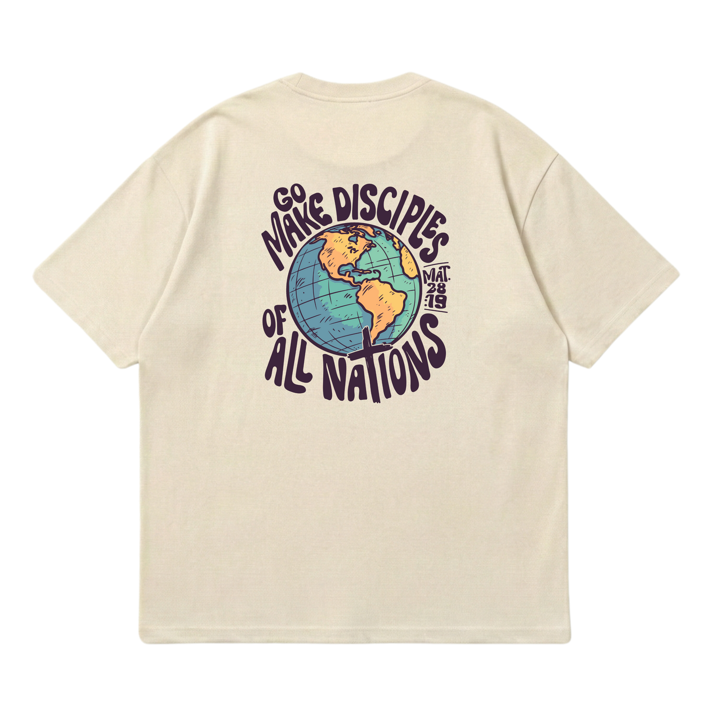 Go & Make Disciples – Premium Oversized T-Shirt