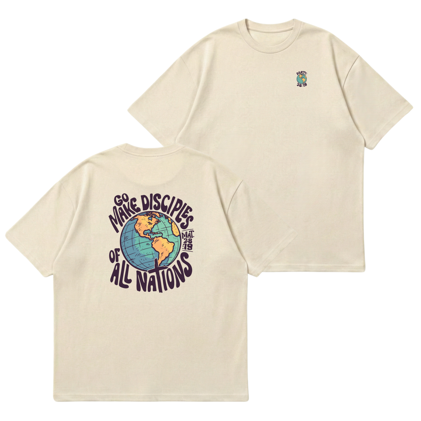 Go & Make Disciples – Premium Oversized T-Shirt