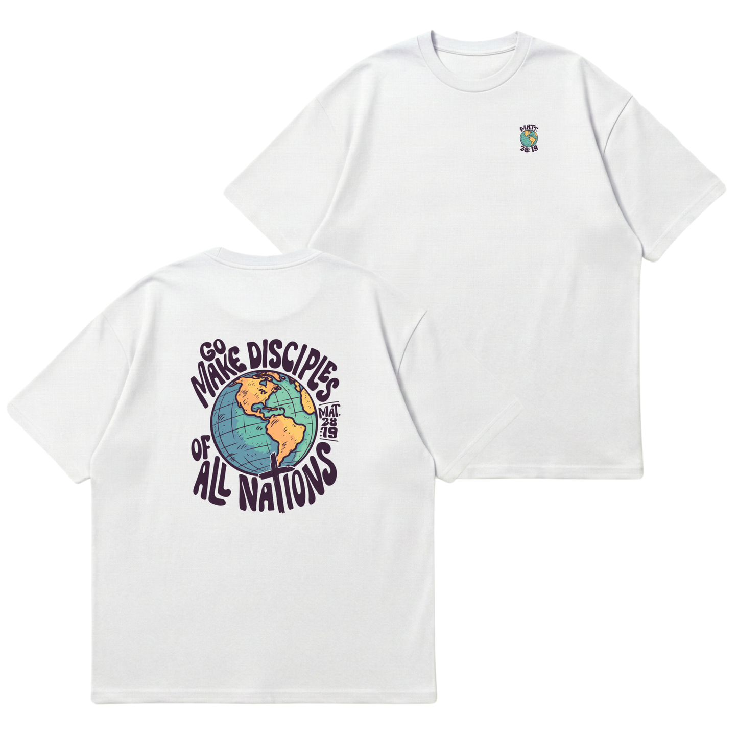 Go & Make Disciples – Premium Oversized T-Shirt