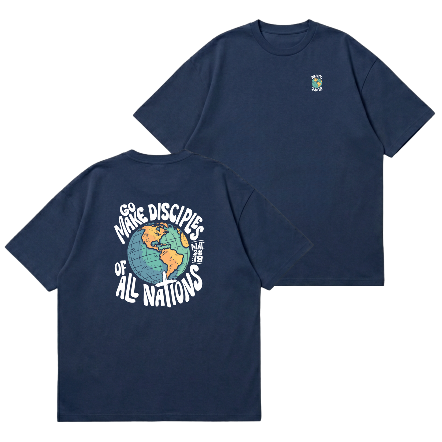 Go & Make Disciples – Premium Oversized T-Shirt