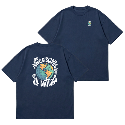 Go & Make Disciples – Premium Oversized T-Shirt