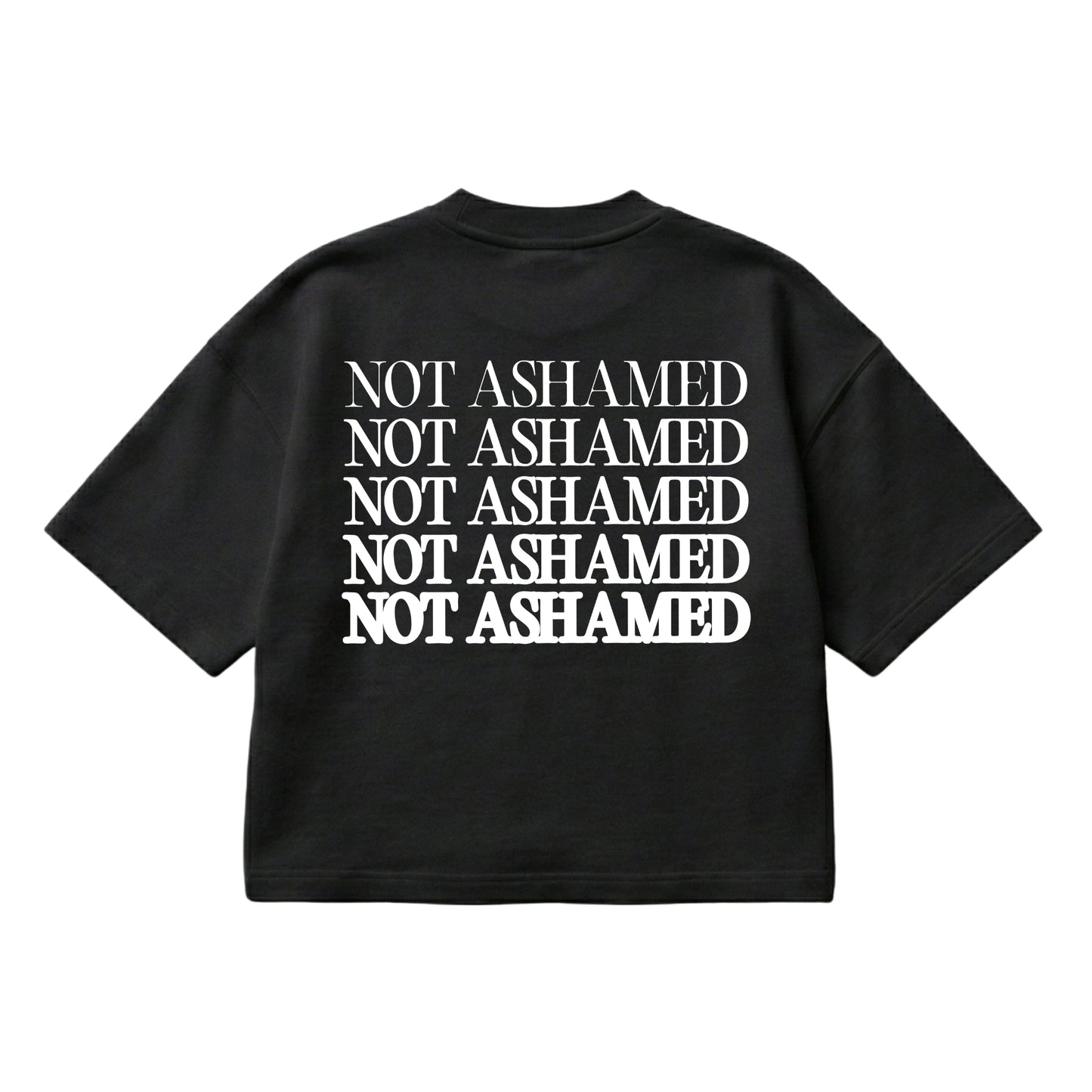 Not Ashamed – Boxy Cropped Shirt