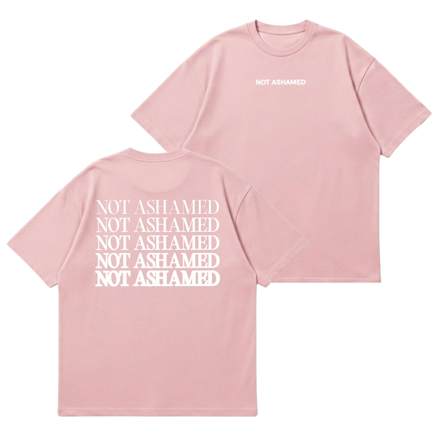 Not Ashamed – Premium Oversized T-Shirt