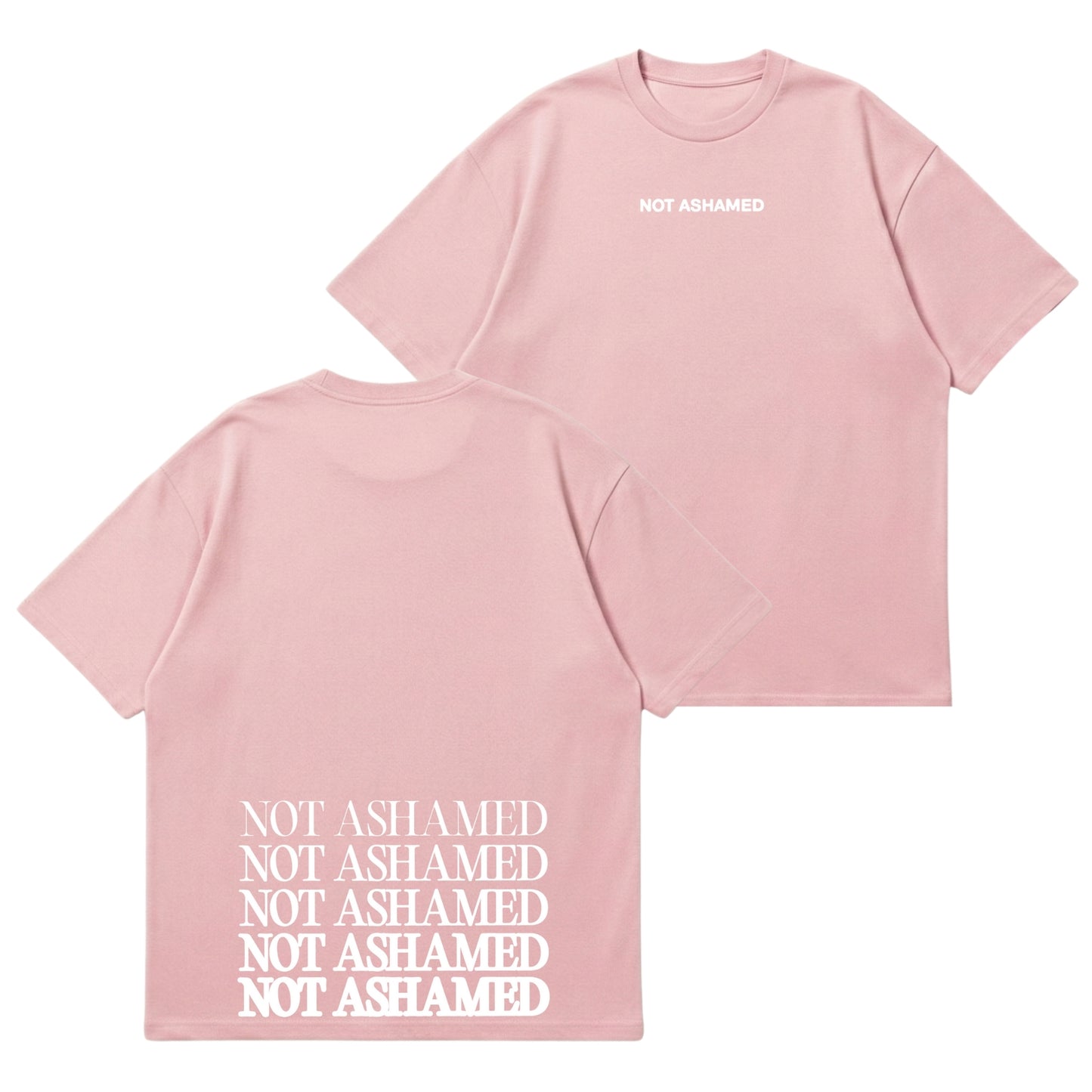 Not Ashamed – Premium Oversized T-Shirt