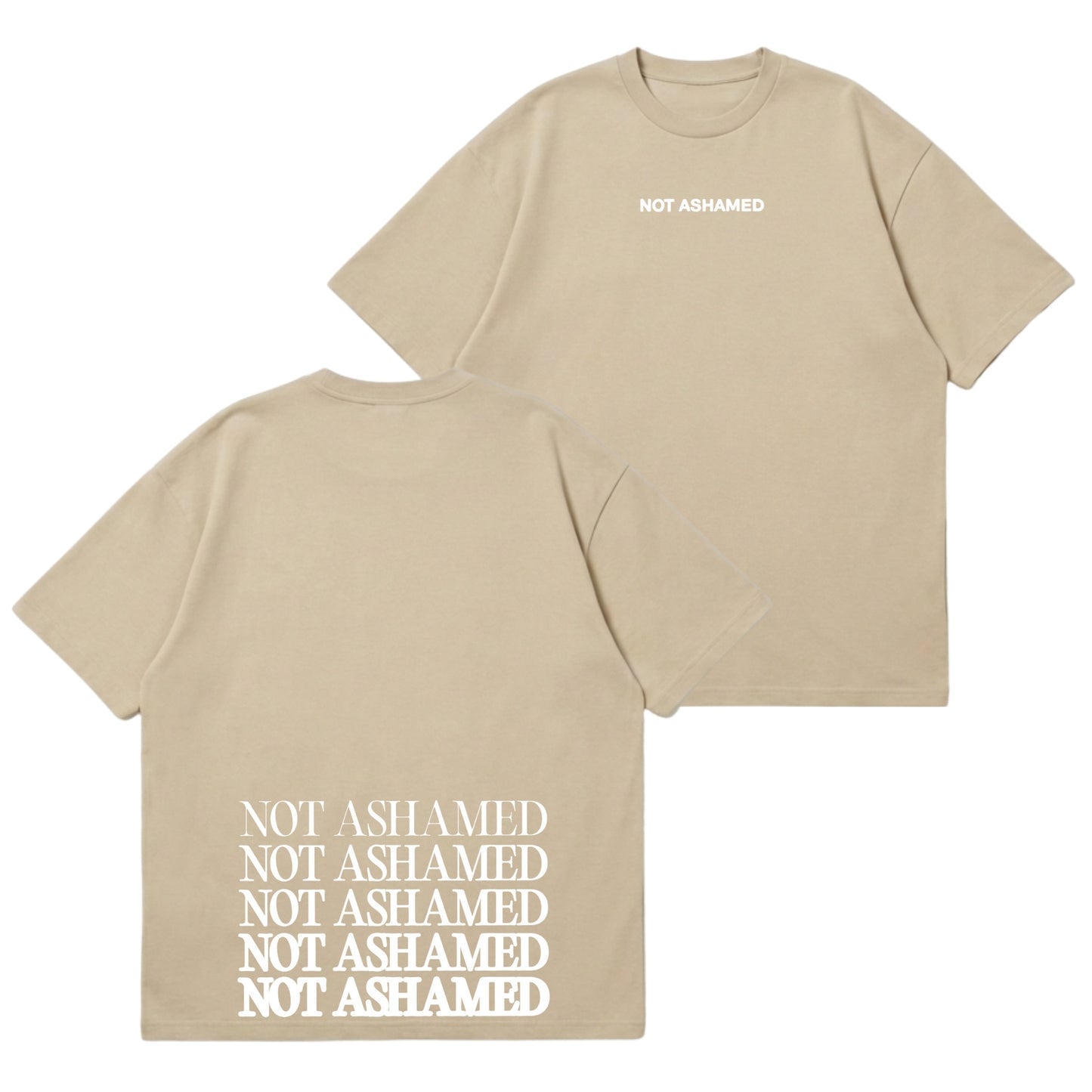 Not Ashamed – Premium Oversized T-Shirt