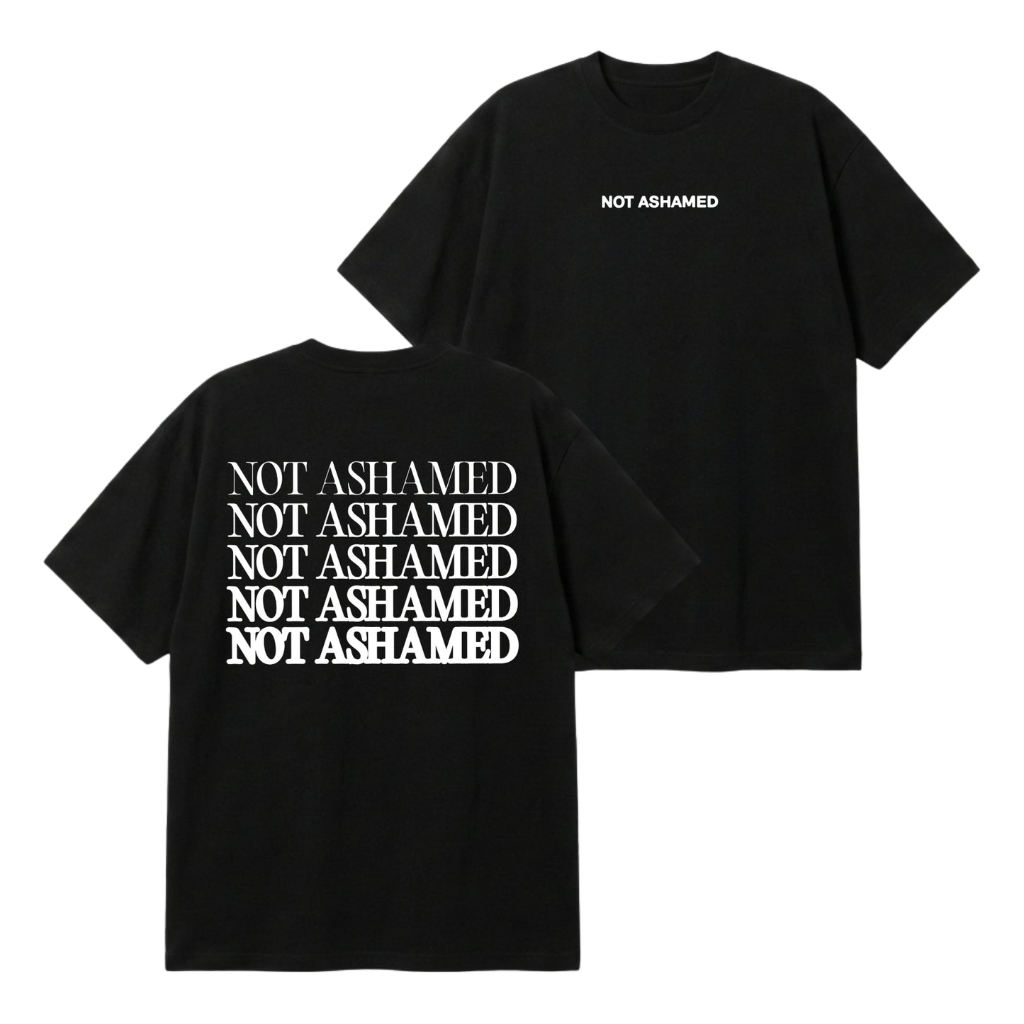 Not Ashamed – Premium Oversized T-Shirt