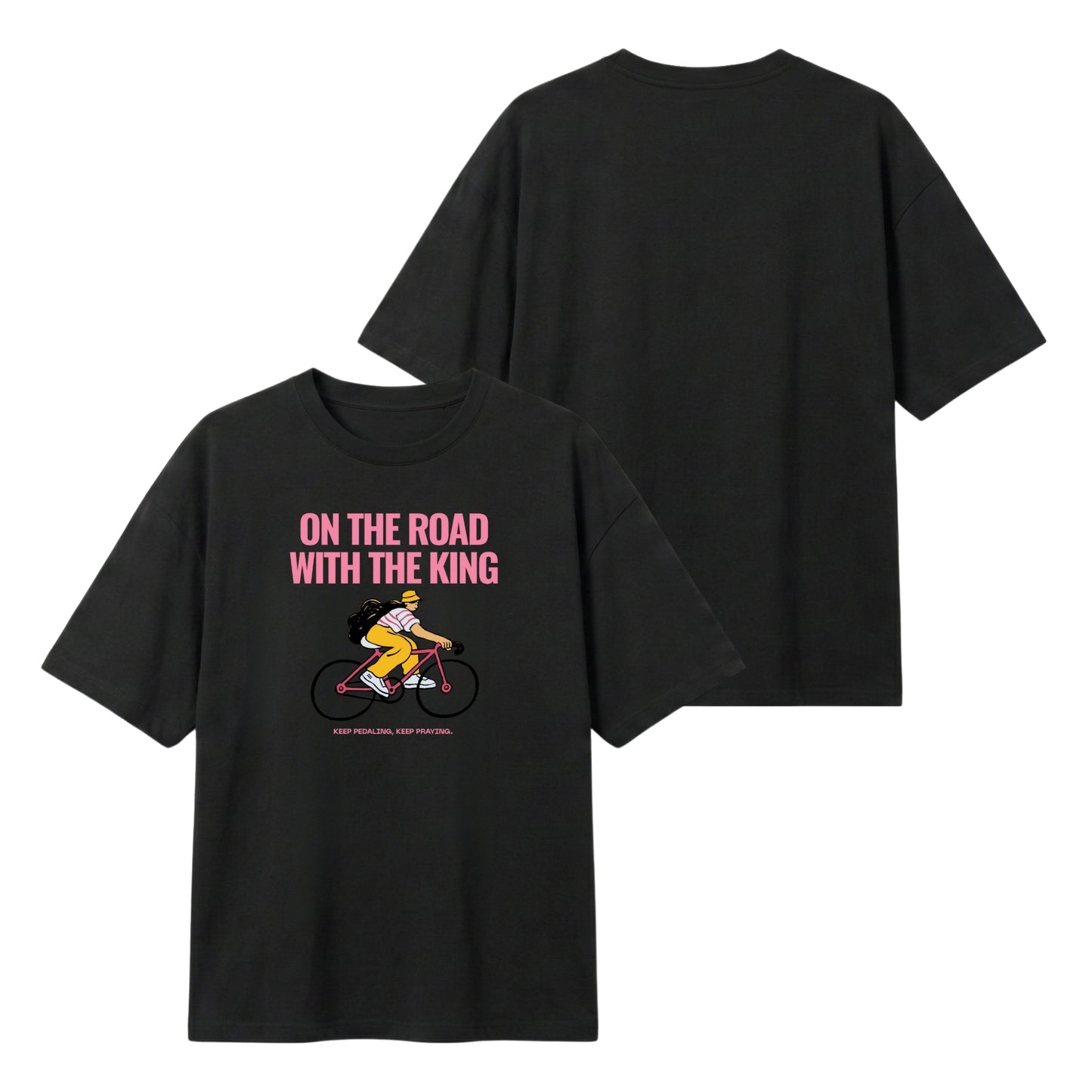 On the road with the King – Lightweight Oversized T-Shirt