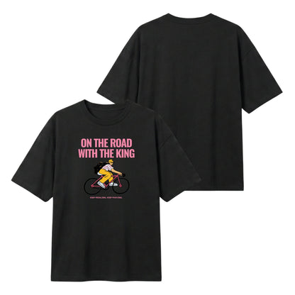 On the road with the King – Lightweight Oversized T-Shirt