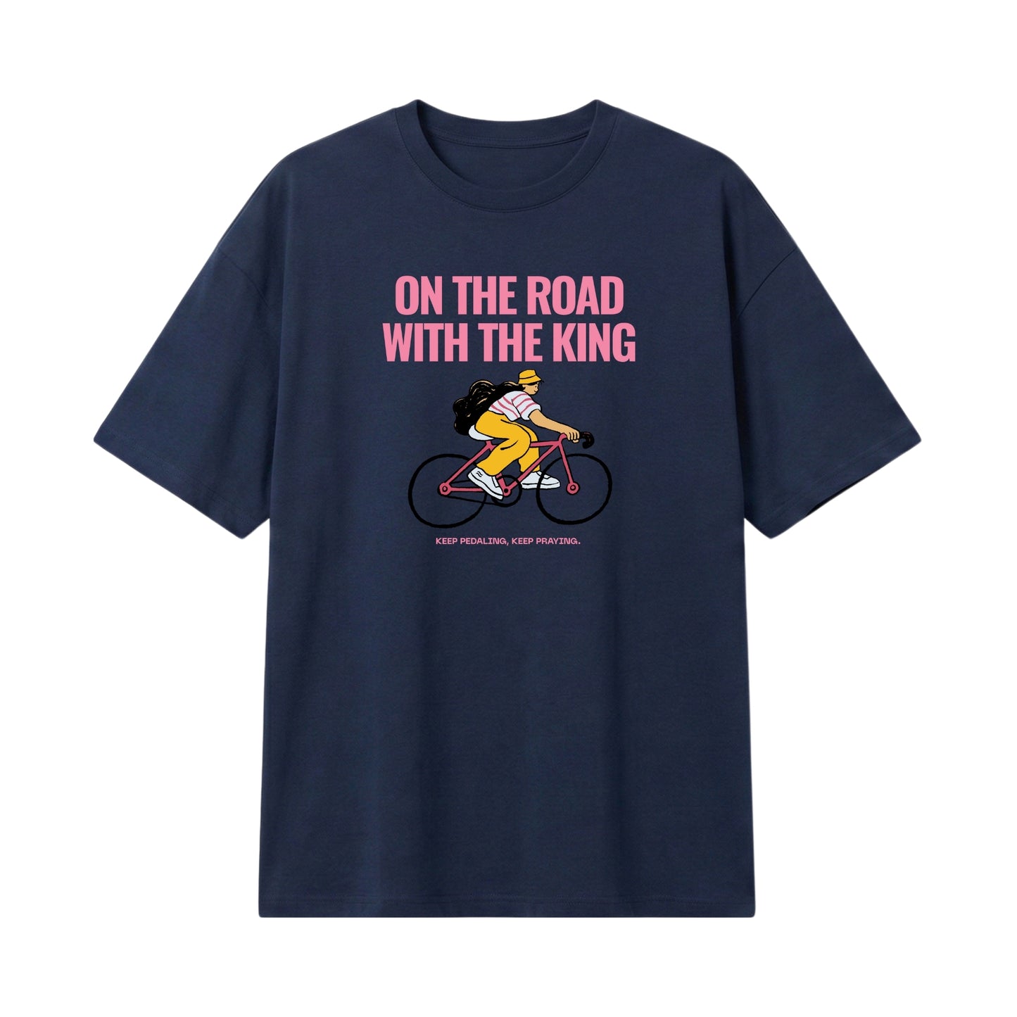 On the road with the King – Lightweight Oversized T-Shirt