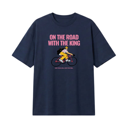 On the road with the King – Lightweight Oversized T-Shirt
