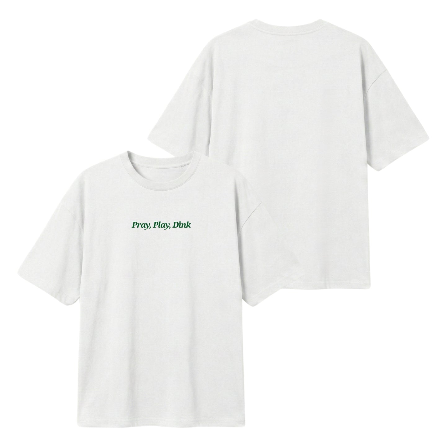 Pray, Play, Dink – Lightweight Oversized T-Shirt
