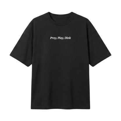 Pray, Play, Dink – Lightweight Oversized T-Shirt