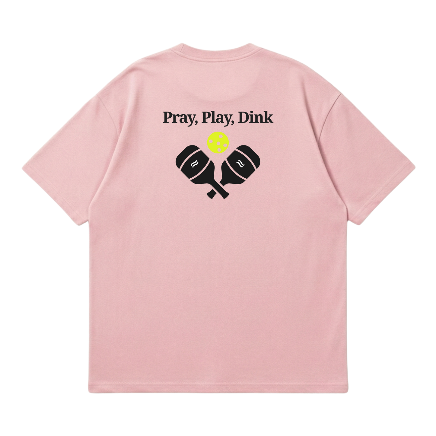 Pray, Play, Dink – Premium Oversized T-Shirt