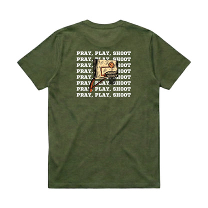 Pray, Play, Shoot – Classic T-Shirt