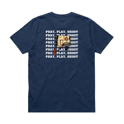 Pray, Play, Shoot – Classic T-Shirt