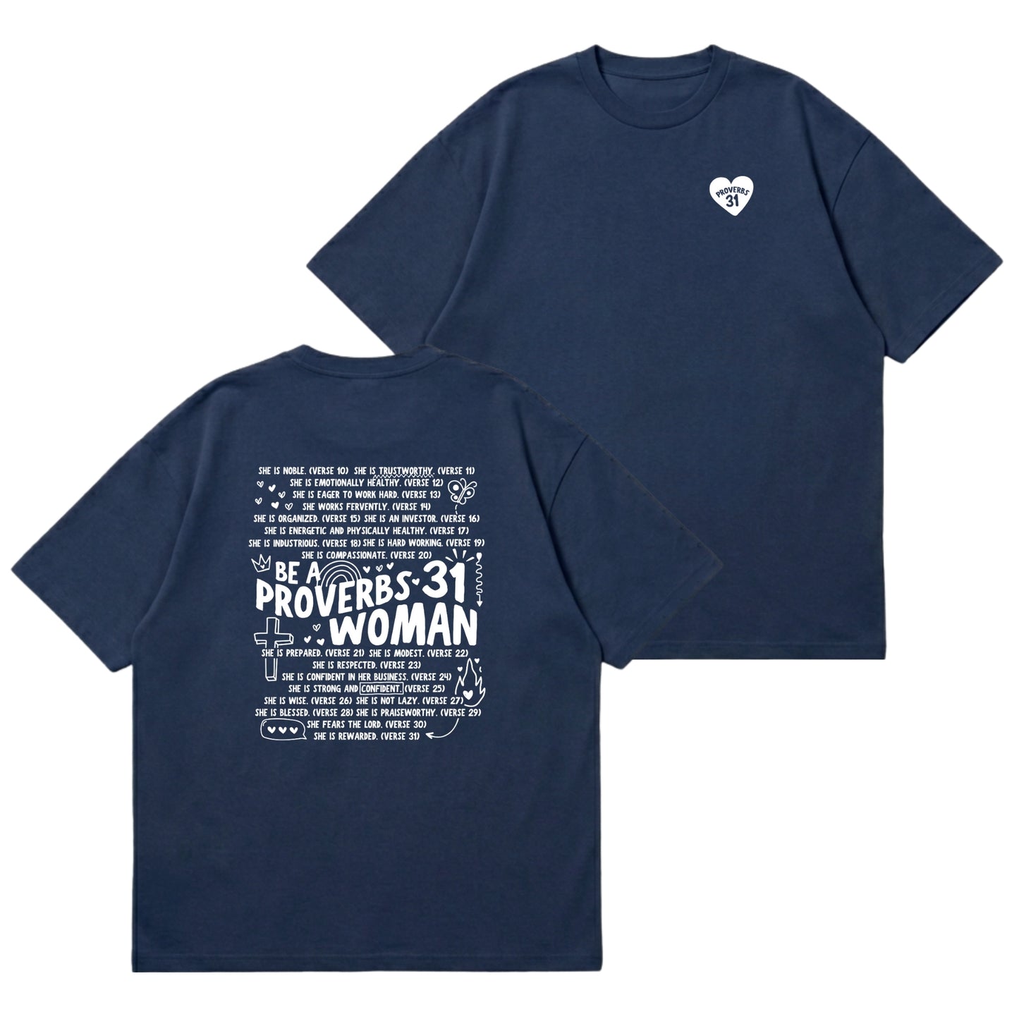 Proverbs 31 Woman – Premium Oversized T-Shirt