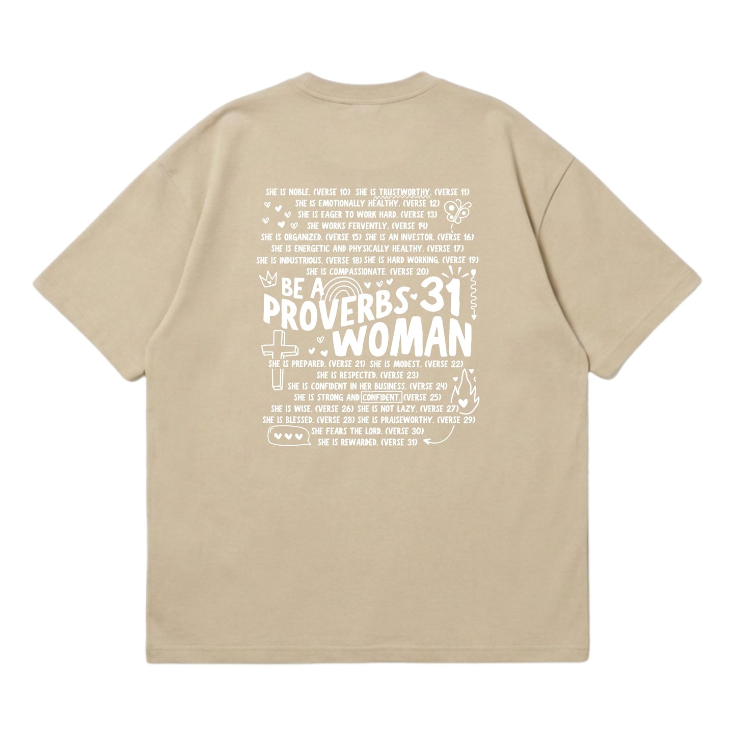 Proverbs 31 Woman – Premium Oversized T-Shirt