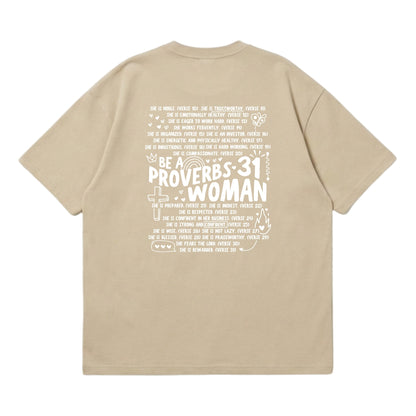 Proverbs 31 Woman – Premium Oversized T-Shirt