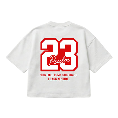 Psalm 23 – Boxy Cropped Shirt