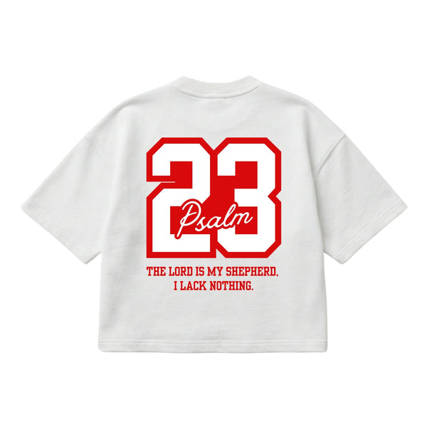 Psalm 23 – Boxy Cropped Shirt