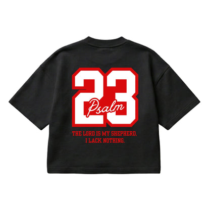 Psalm 23 – Boxy Cropped Shirt