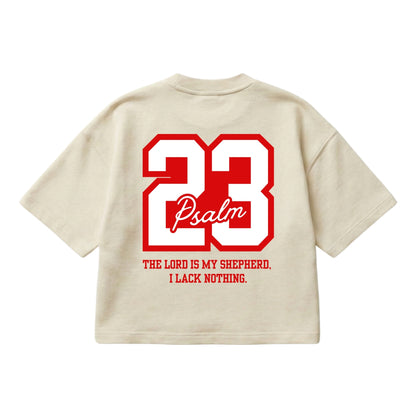 Psalm 23 – Boxy Cropped Shirt