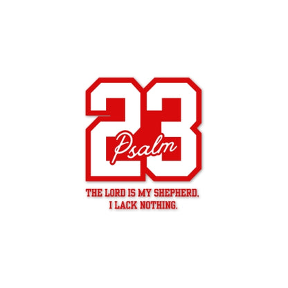 Psalm 23:1 – UV Waterproof Sticker