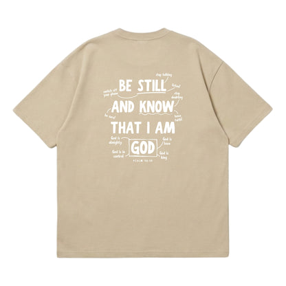 Psalm 46:10 Be Still & Know  – Premium Oversized T-Shirt