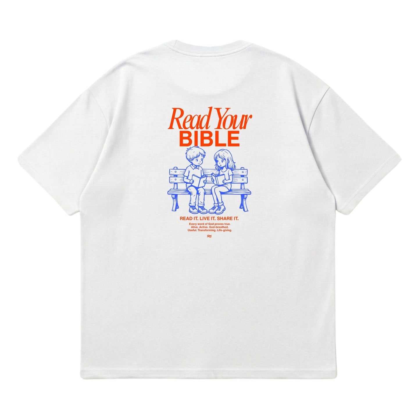 Read Your Bible  – Premium Oversized T-Shirt