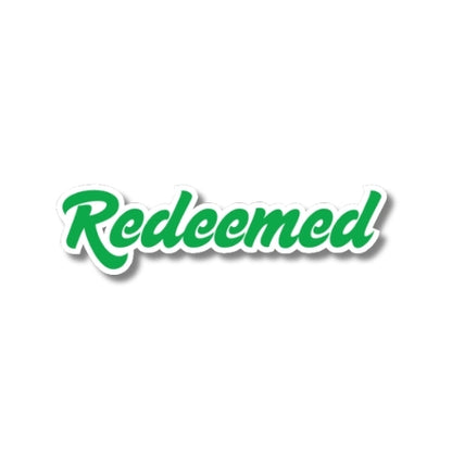 Redeemed – Waterproof Sticker
