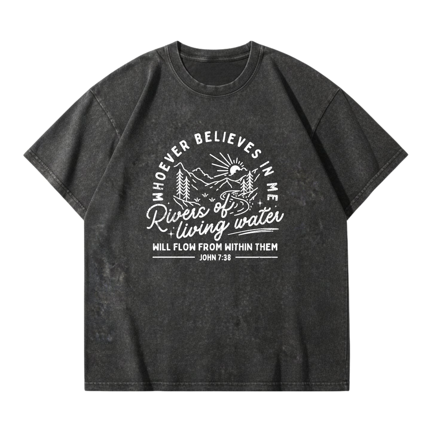 Rivers of Living Water – Vintage Washed T-Shirt