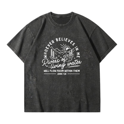 Rivers of Living Water – Vintage Washed T-Shirt