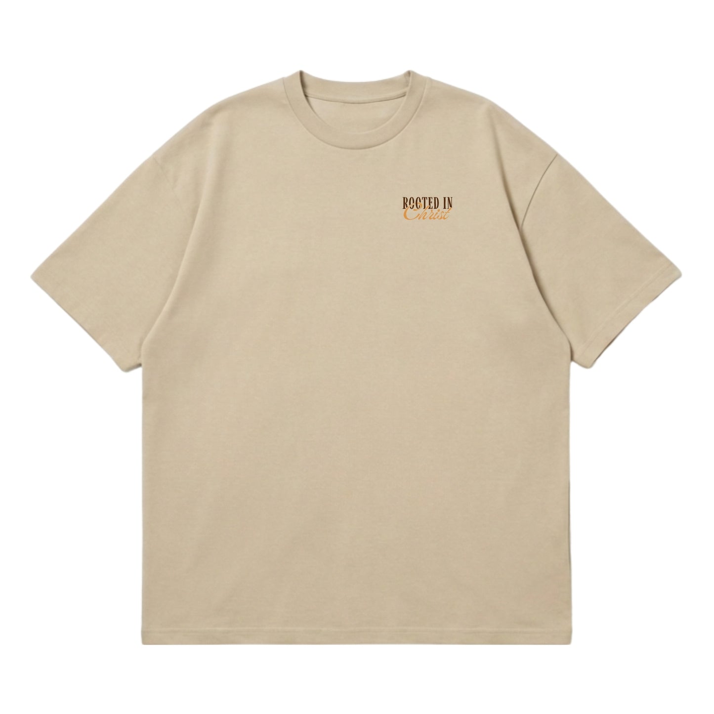 Rooted In Christ – Premium Oversized T-Shirt