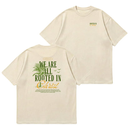 Rooted In Christ – Premium Oversized T-Shirt