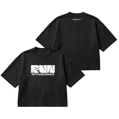 Run With Endurance – Boxy Cropped Shirt