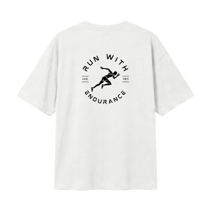 Run With Endurance  – Lightweight Oversized T-Shirt
