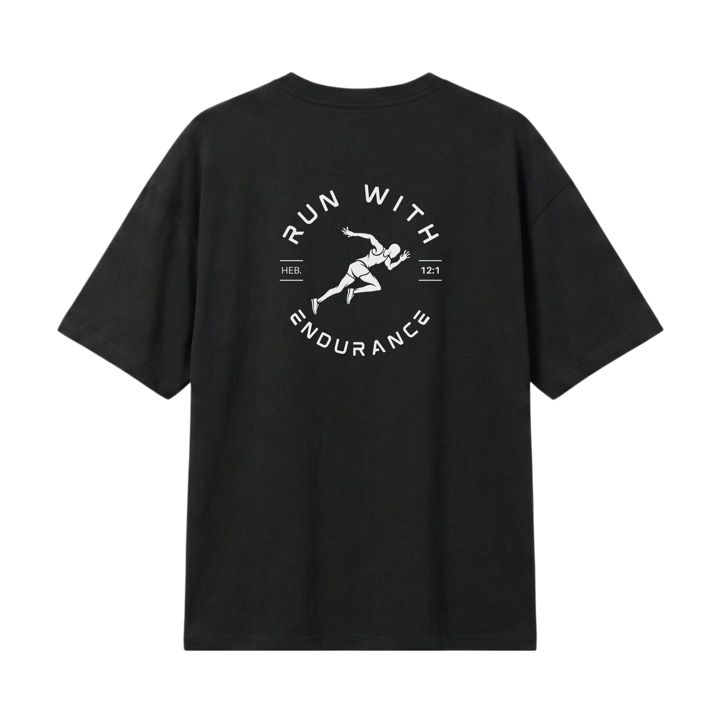 Run With Endurance  – Lightweight Oversized T-Shirt