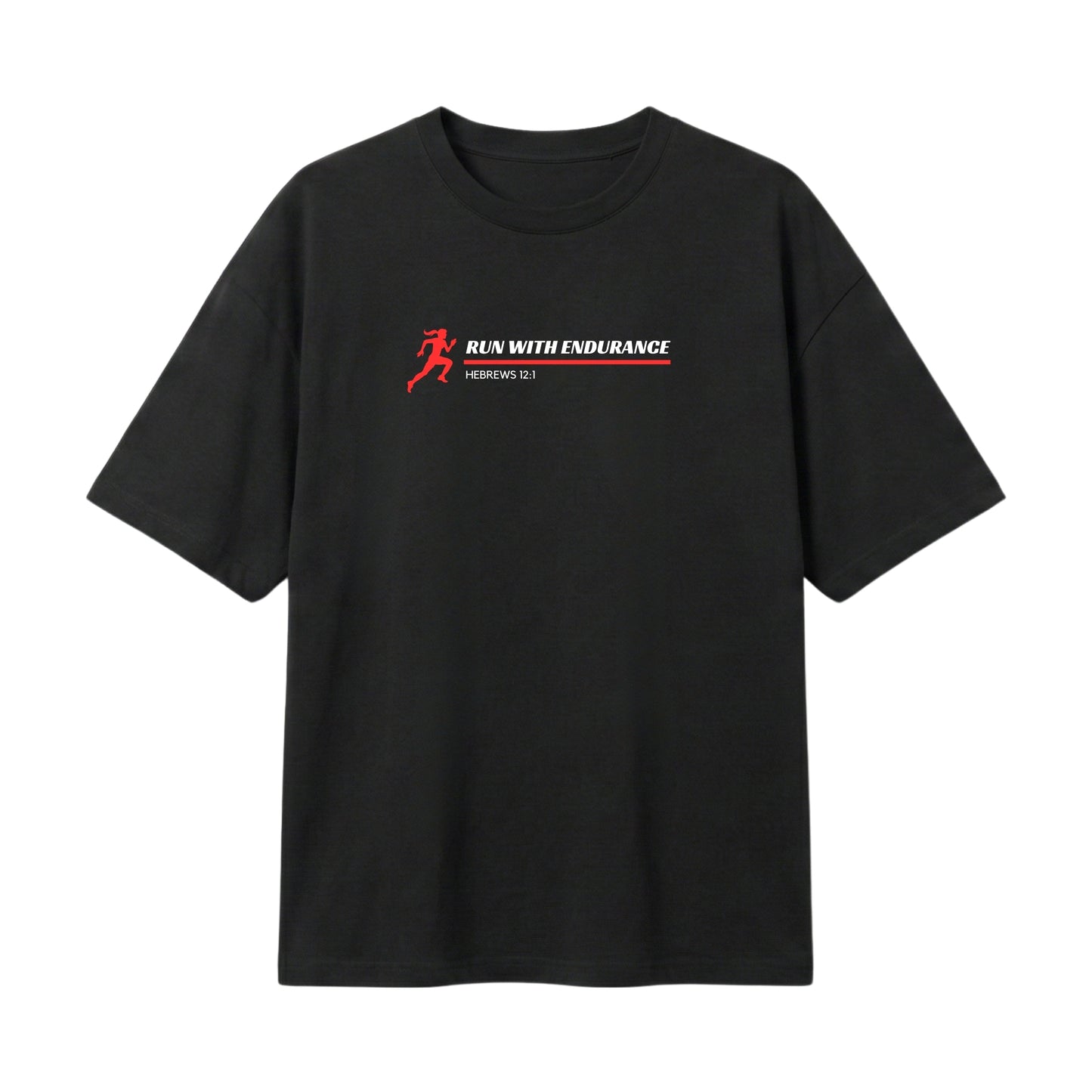 Run With Endurance – Lightweight Oversized T-Shirt