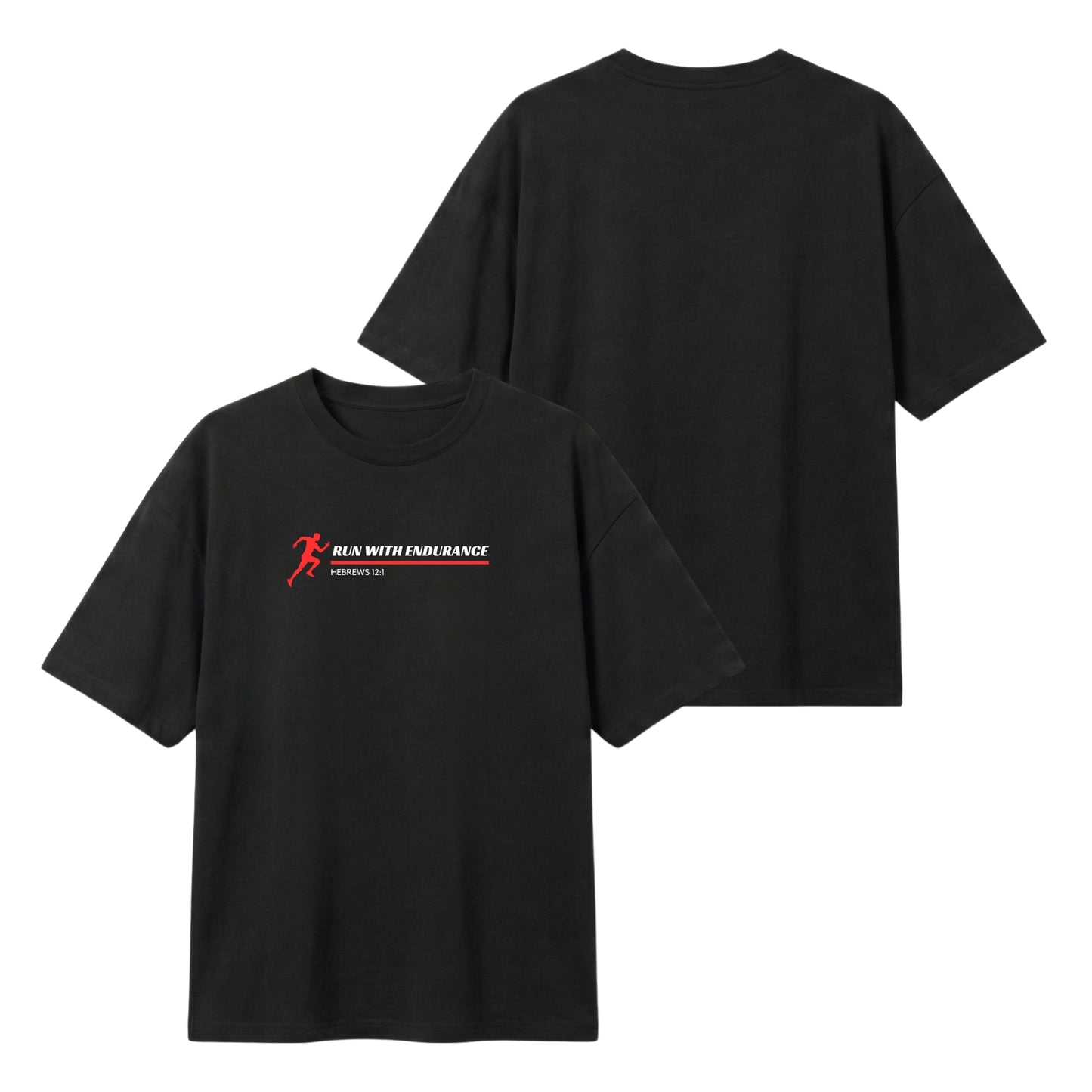 Run With Endurance – Lightweight Oversized T-Shirt