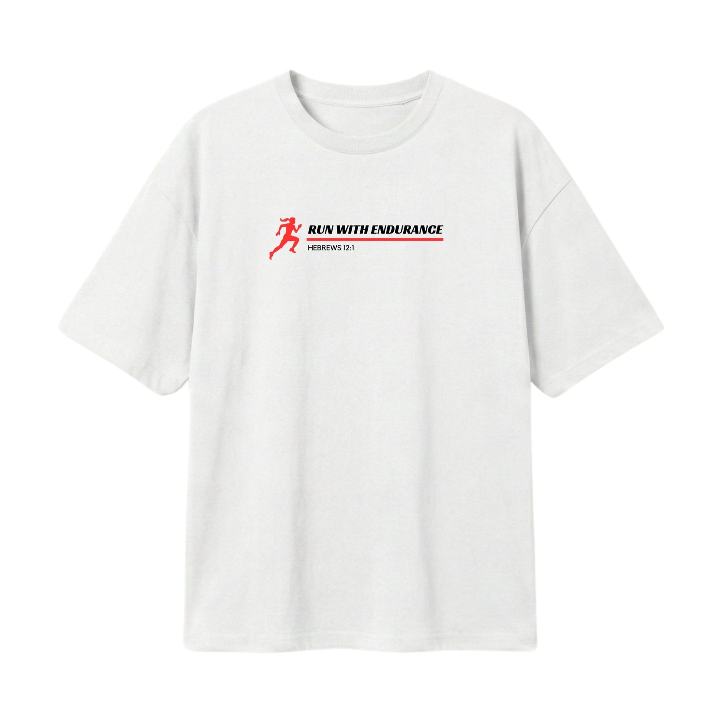 Run With Endurance – Lightweight Oversized T-Shirt