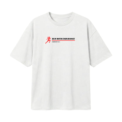 Run With Endurance – Lightweight Oversized T-Shirt