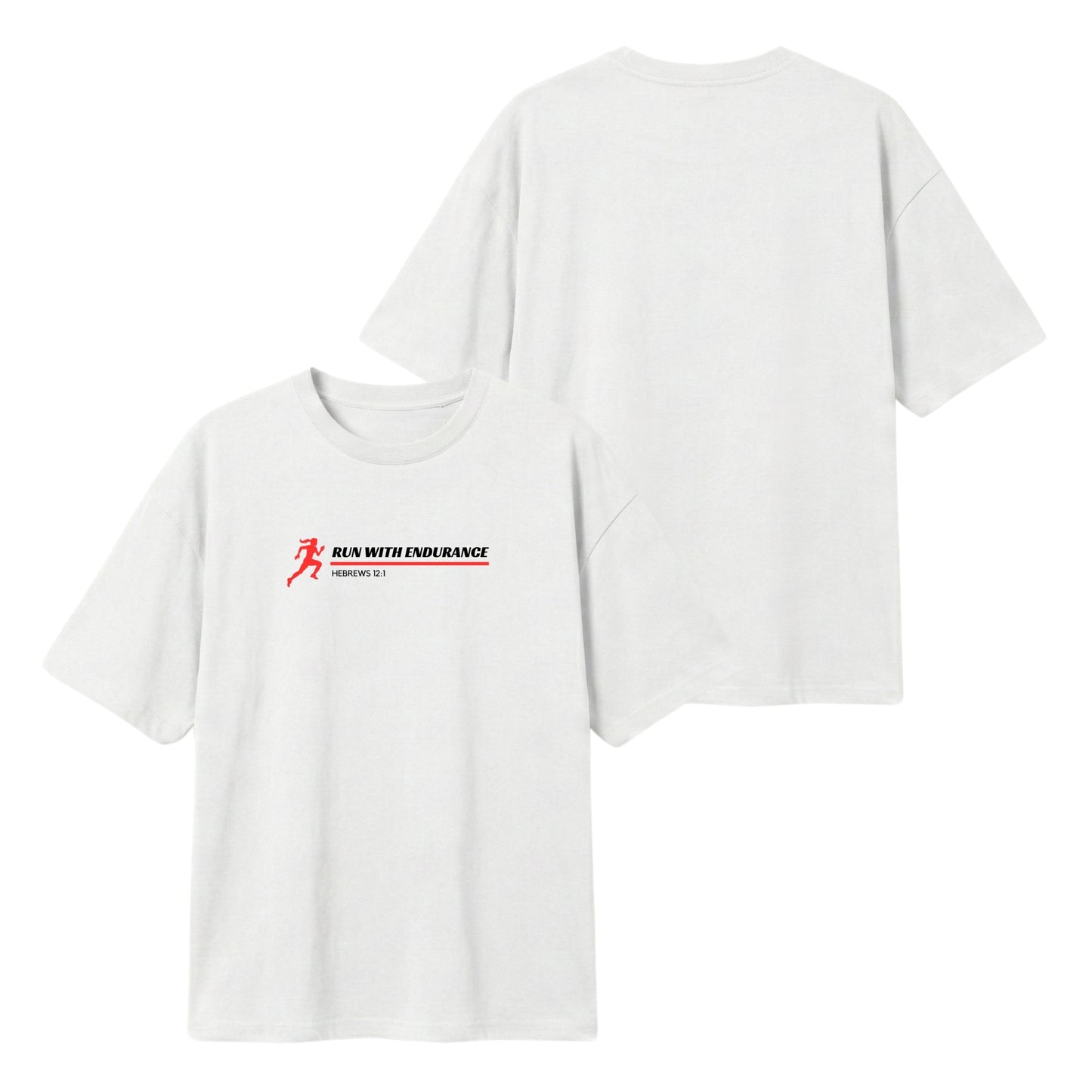 Run With Endurance – Lightweight Oversized T-Shirt
