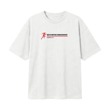 Run With Endurance – Lightweight Oversized T-Shirt