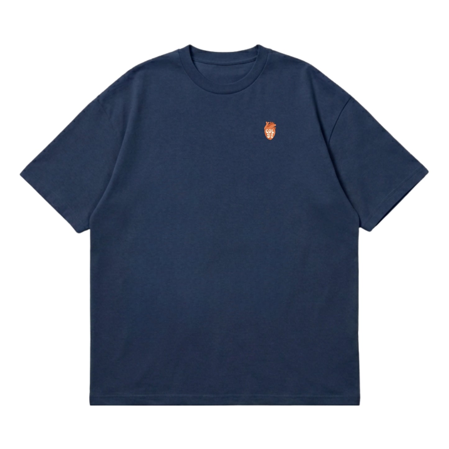 Set Your Hearts On Things Above – Premium Oversized T-Shirt