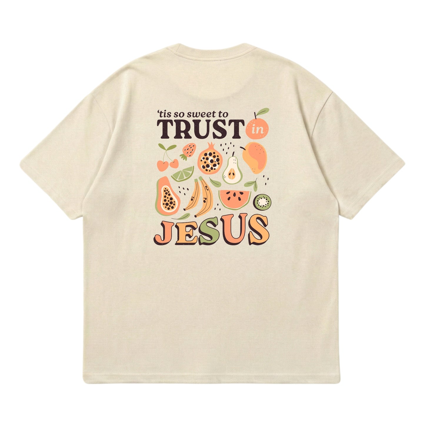 Trust In Jesus – Premium Oversized T-Shirt