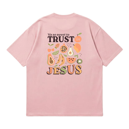 Trust In Jesus – Premium Oversized T-Shirt